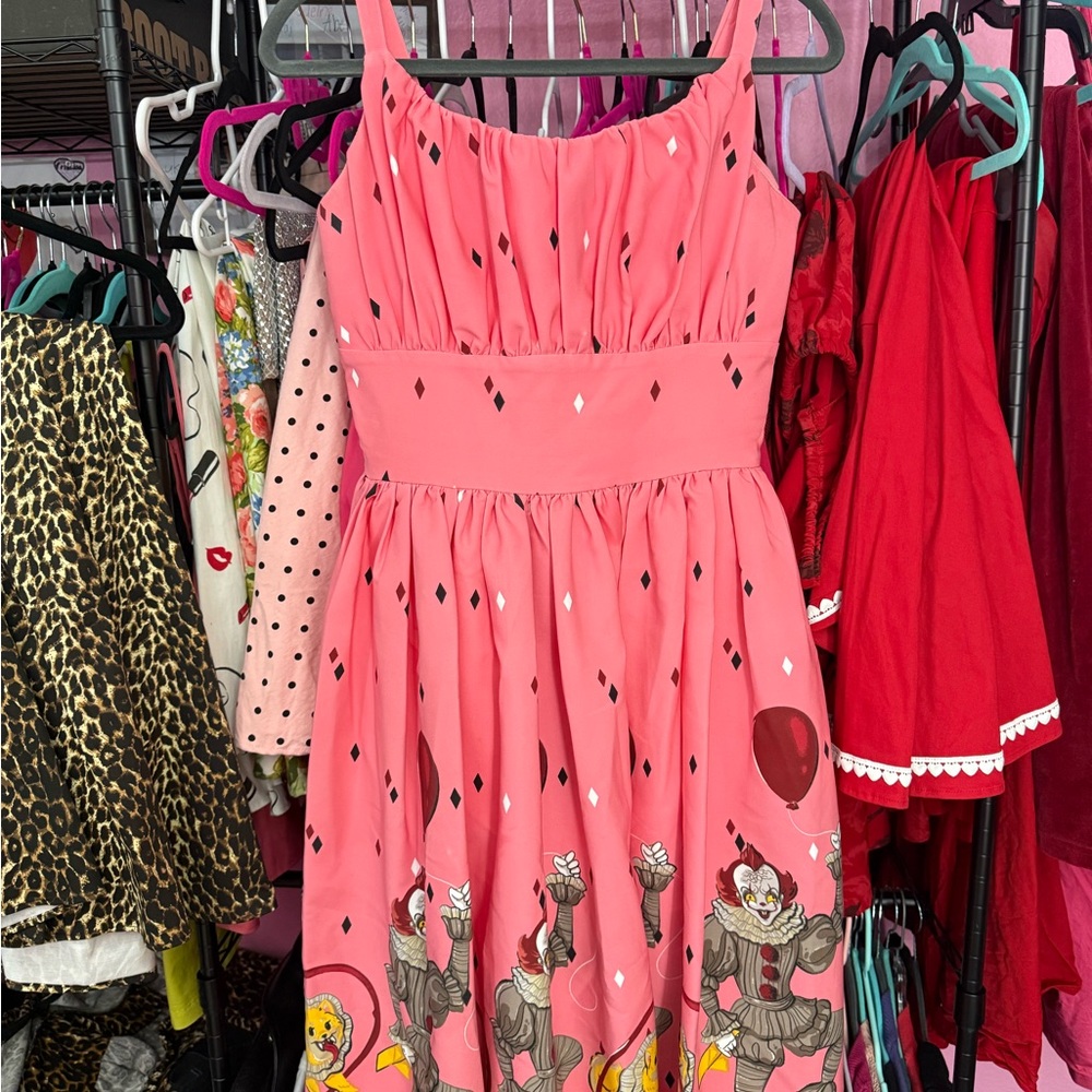 Vixen by Micheline Pitt Pink Asymmetrical Dress